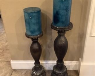 Large candle stand with candles