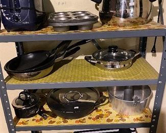 Misc pots pans
