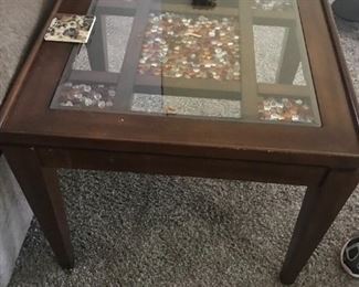 Glass Top End Table $ 48.00