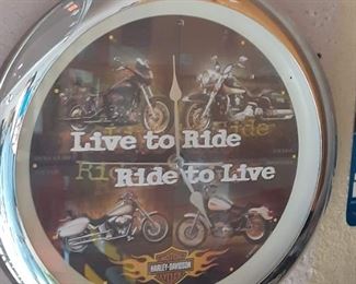 Harley-Davidson wall clock quartz