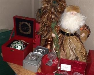 Waterford Wedgewood Lenox Christmas ornaments