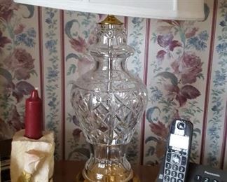 Waterford Crystal table lamps