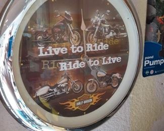 Harley-Davidson wall clock