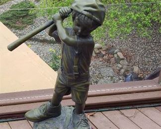 Bronze Stature by Jim Davidson Boy Golfer