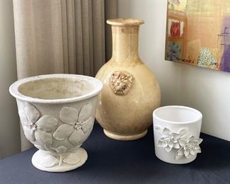 Pottery Vase & Planters