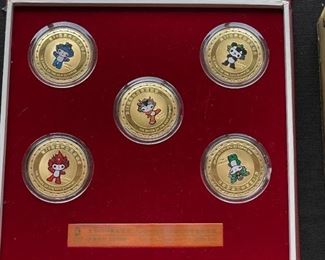 Beijing Olympics 2008 Commemorative Coins with Box
