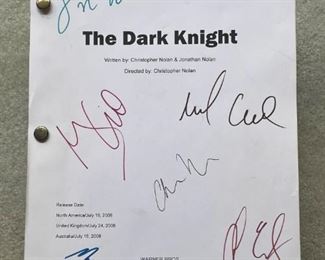 Autographed Screenplay / Script - The Dark Knight (no COA)
