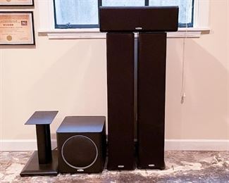 Polk Audio Home Theater Speaker System (all here plus 4 wall speakers)