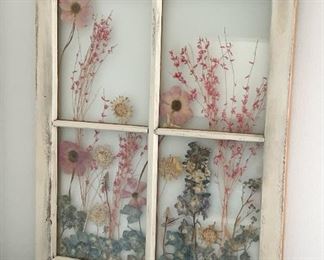 Botanical Window Wall Art (approx. 22" L x 29" H)