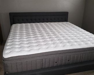 Fabulous King Headboard and Mattress - Great condition.