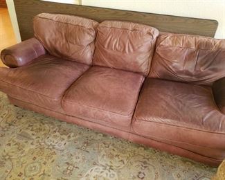 Leather Sofa and Leather Love Sofa by Emerson Leather