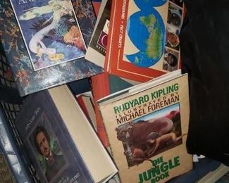 Books, books and more books...upstairs, main level and downstairs...lots of books.