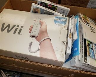 A Wii machine with all the workers