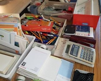 Stationary and lots of it.