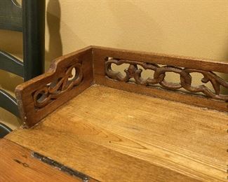 ITEM 41: Antique Chinese writing desk. 36”wide x 24”deep x 30” tall $295