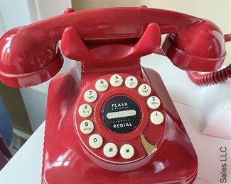 ITEM 52: vintage PF Grand (model) red phone $30