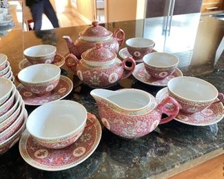 ITEM 66: Dinnerware set, place settings for 6, plus serving pieces $180