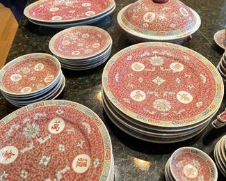 ITEM 66: Dinnerware set, place settings for 6, plus serving pieces $180