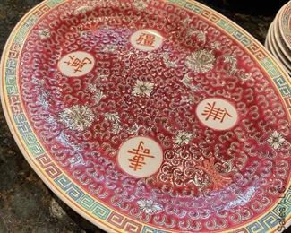 ITEM 66: Dinnerware set, place settings for 6, plus serving pieces $180