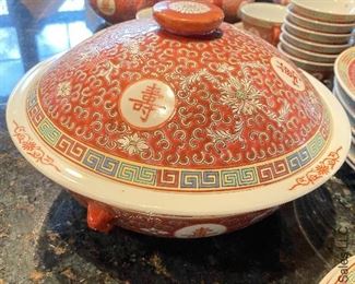 ITEM 66: Dinnerware set, place settings for 6, plus serving pieces $180