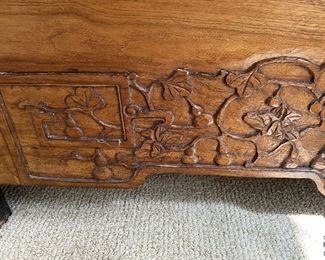 ITEM 89: Chinese double door cabinet, $1,400