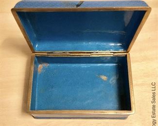 ITEM 108: Cloisonné trinket box $25