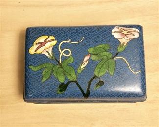 ITEM 108: Cloisonné trinket box $25