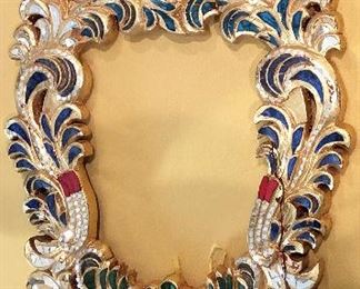 ITEM 114: enameled frame $28