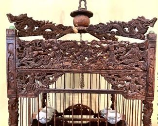 ITEM 126: Antique Chinese Birdcage $375