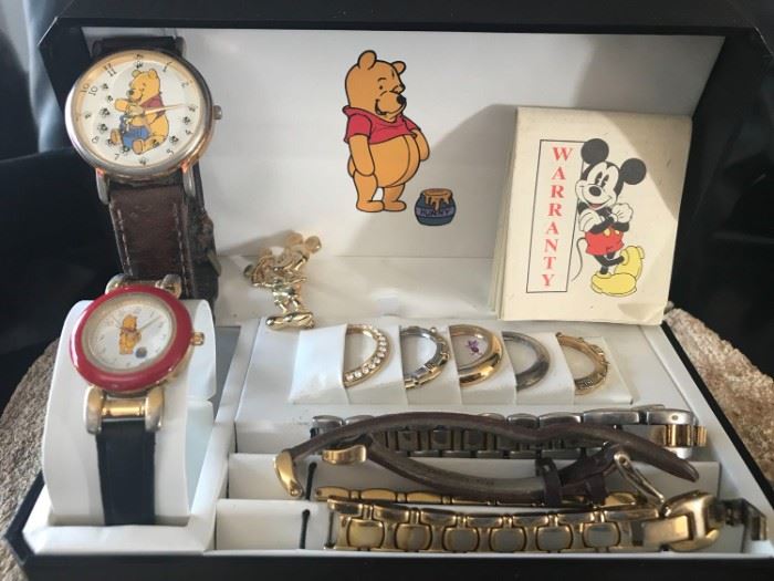 Disney Watch Set and Mickey Pin