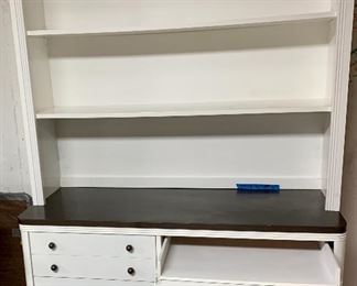 White Desk w/ Bronze Top & Computer Glide top Drawer (all glide drawers) $139