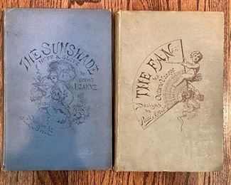 Item 27:  "The Sunshade" & "The Fan" Antique Books by Octave Uzanne: $40/Each 