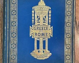 Item 29:  "Greece and Rome" Book by Jacob & Falke: $45