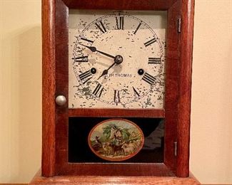 Item 69:  Seth Thomas Clock - 10.25"l x 4.5"w x 14.25"h:  $145