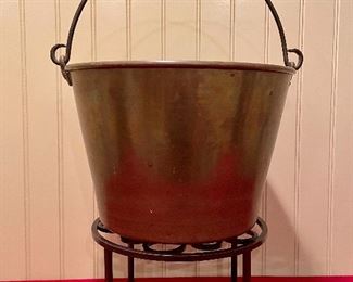 Item 311:  And another sweet antique copper pot! - 12.25" x 8.5":  $145