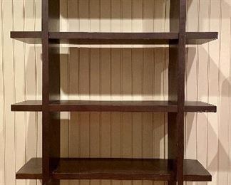 Item 109:  Crate and Barrel Bookshelf - 39.5"l x 12"w x 69.25"h:  $395
