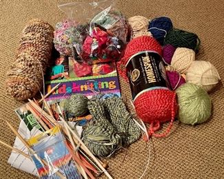 Item 134:  Lot of Knitting Supplies:  $32