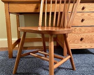 detail - comes with Vermont Tubbs Windsor Desk Chair