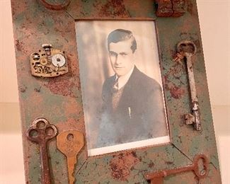 Item 212:  Frame with Skeleton Keys:  $18