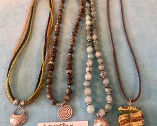 Item 300:  (4) Beaded Necklaces:  $14/Each