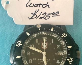 Item 301:  Luminox Navy Seal Watch:  $125