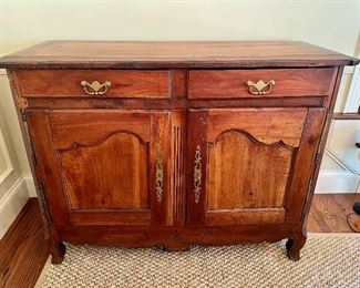 Item 313:  Impeccable Antique French Buffet/Sideboard - 52"l x 20"w x 39.5"h: $1950 