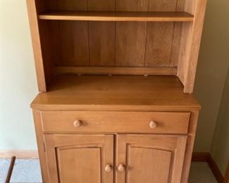 vintage hutch (pieces not connected, could be used as dresser without top)