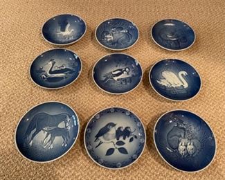 Bing and Grondahl animal plates (Mother's Day) 