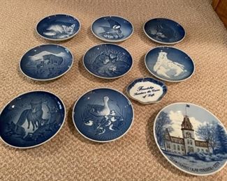 Bing and Grondahl animal plates (Mother's Day) 