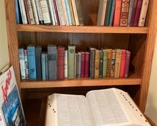 Nice selection of antique and new books 