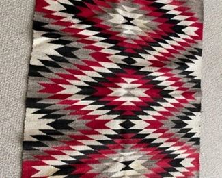 Antique woven rug (saddle blanket)