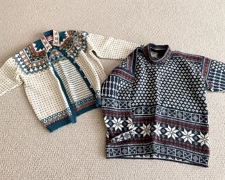 Vintage Norwegian sweaters 
