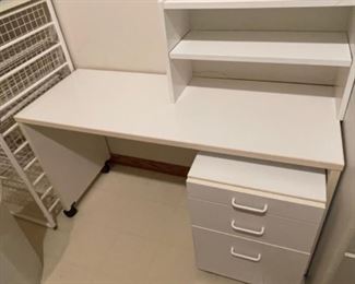 Office desk and drawers 