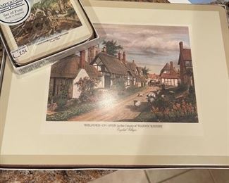 English Placemats and Coasters
